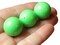 10 20mm Smooth Round Light Green Beads Vintage Plastic Beads Lightweight Sturdy Acrylic Beads